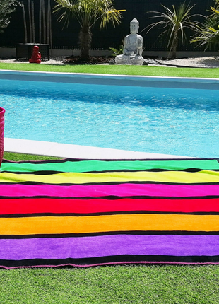 Velours strandhanddoek Happy Fresh