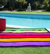 Velours-Strandtuch Happy Fresh
