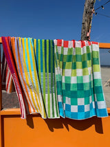Velours strandhanddoek Lissabon