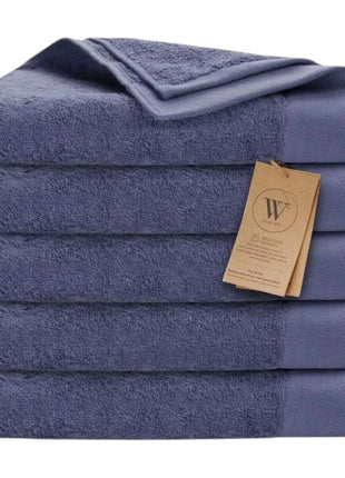 Walra remade handdoek blauw - 5 stuks