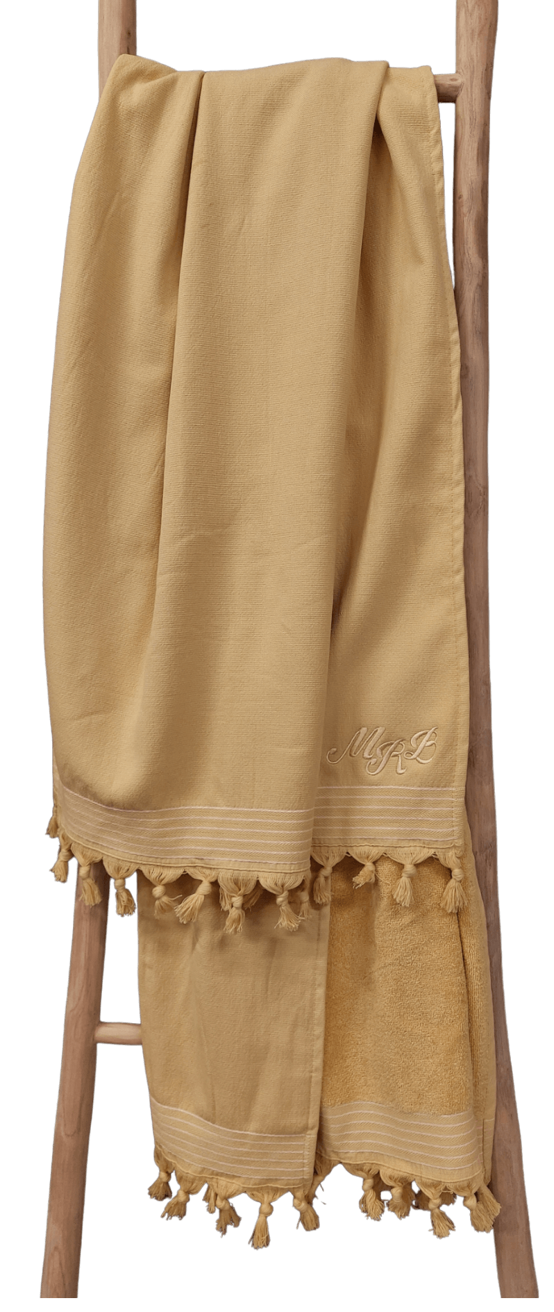 Walra hamamdoek met initialen