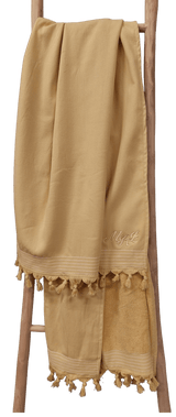 Walra hamamdoek met initialen