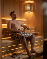 XXL sauna handdoek heren Panter