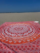 XXL-Strandtuch aus Baumwolle
