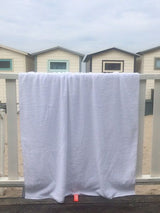 Luxe XXL strandlaken wit 100x200 cm - 500 gr/m2