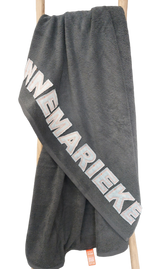 Antraciet strandlaken Jeans
