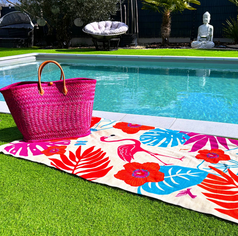 Kinderhanddoek Flamingo