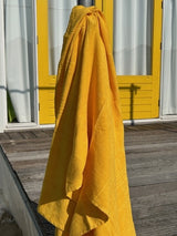 Badstof hamamdoek geel