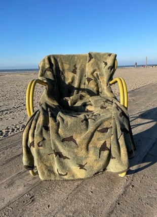 Badstof strandlaken Camouflage