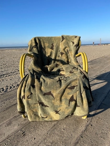 Badstof strandlaken Camouflage