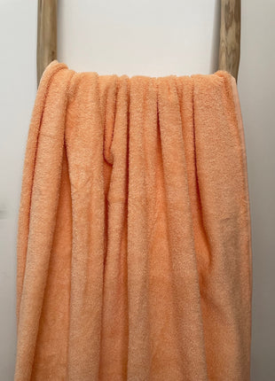 Badstof strandlaken peach