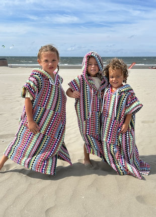 Badstof zwemponcho's voor kinderen