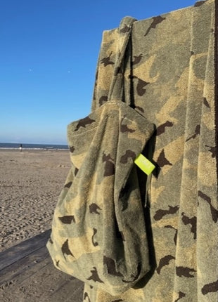 Camouflage strandtas