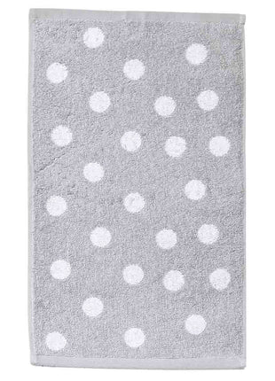Dots zilvergrijs_Gastendoek