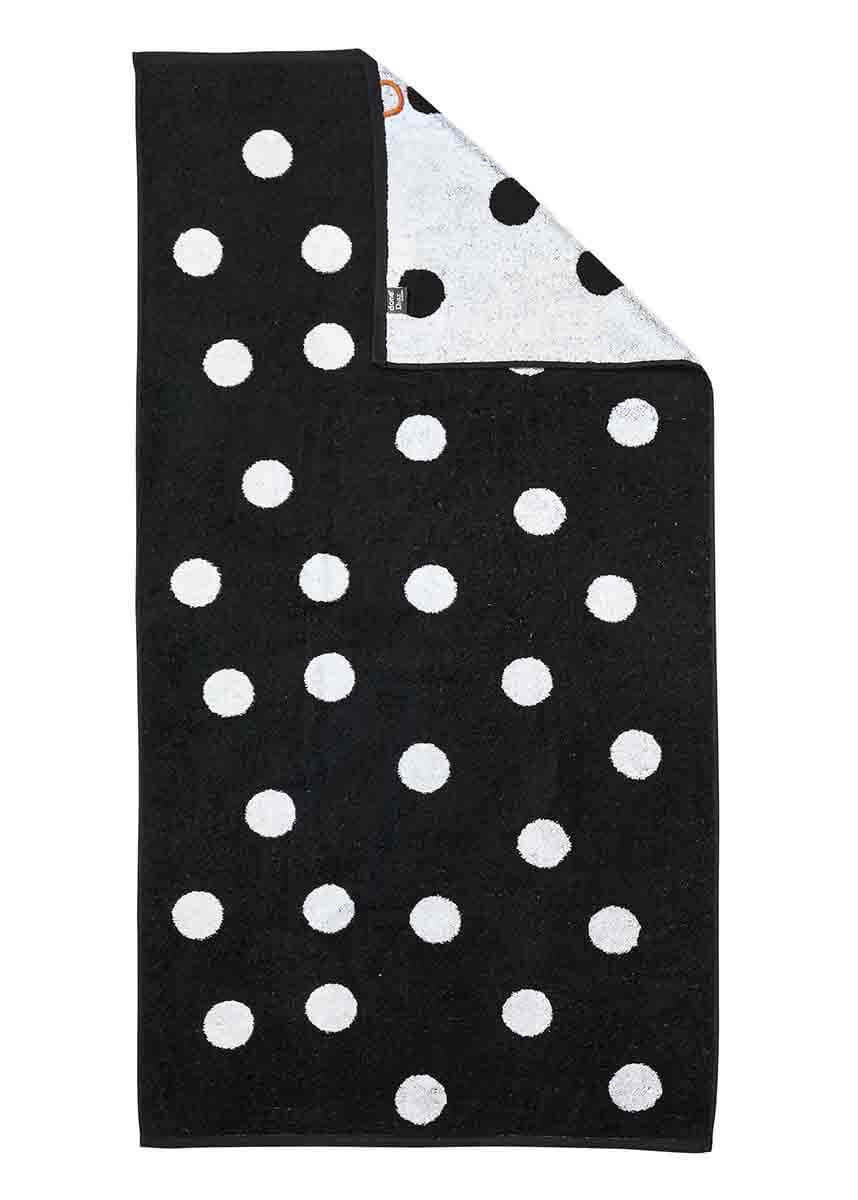 Dots zwart_Badlaken