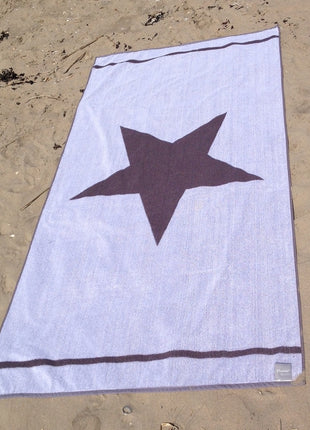 grijs ster strandlaken