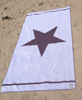 grijs ster strandlaken