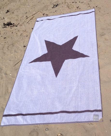 grijs ster strandlaken