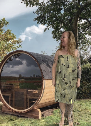 Grote maten saunakilt dames Camo