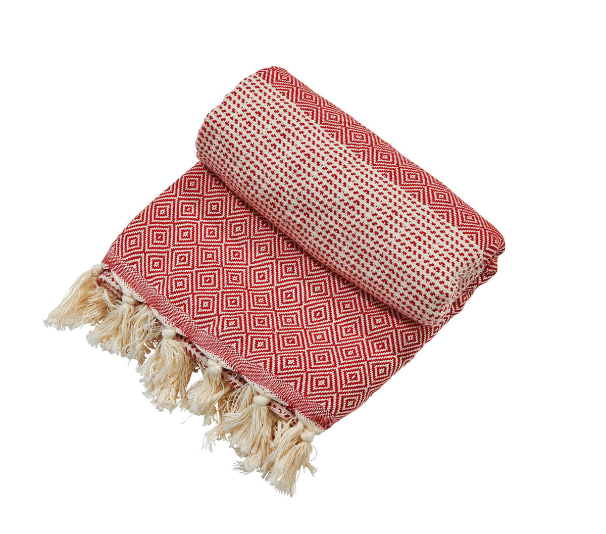 Hamamdoek Diamond rood