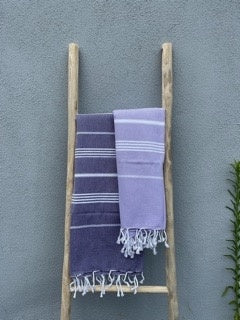 Hamamdoek lila en paars