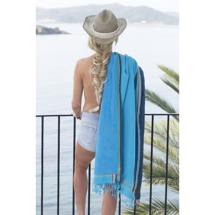 Kikoy turquoise