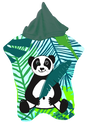 Kinderponcho Panda