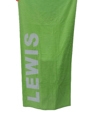 Lime badlaken S&LT met print