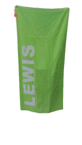 Lime badlaken S&LT met print