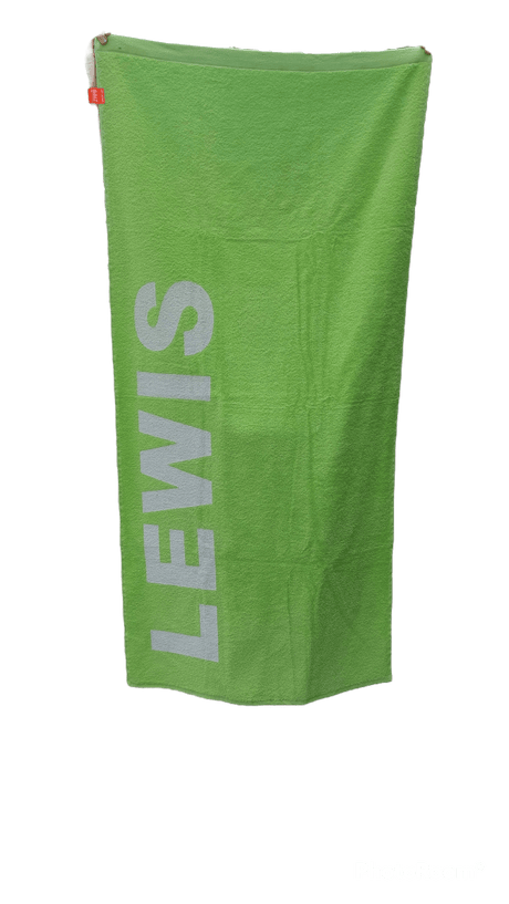 Lime badlaken S&LT met print