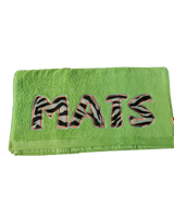 Badhanddoek met dierenprint