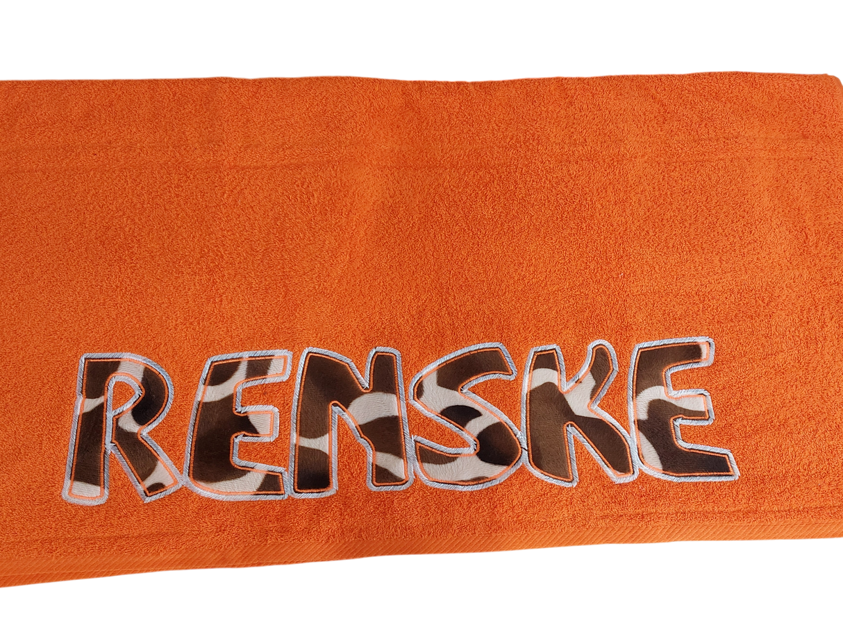 Strandhanddoek met dierenprint