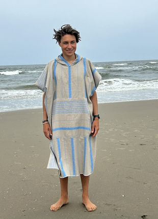 Ottomania omkleed-poncho olijf