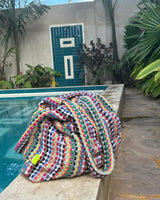 Strandtasche aus Frottee Camo