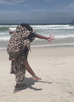 Surfponcho tijgerprint