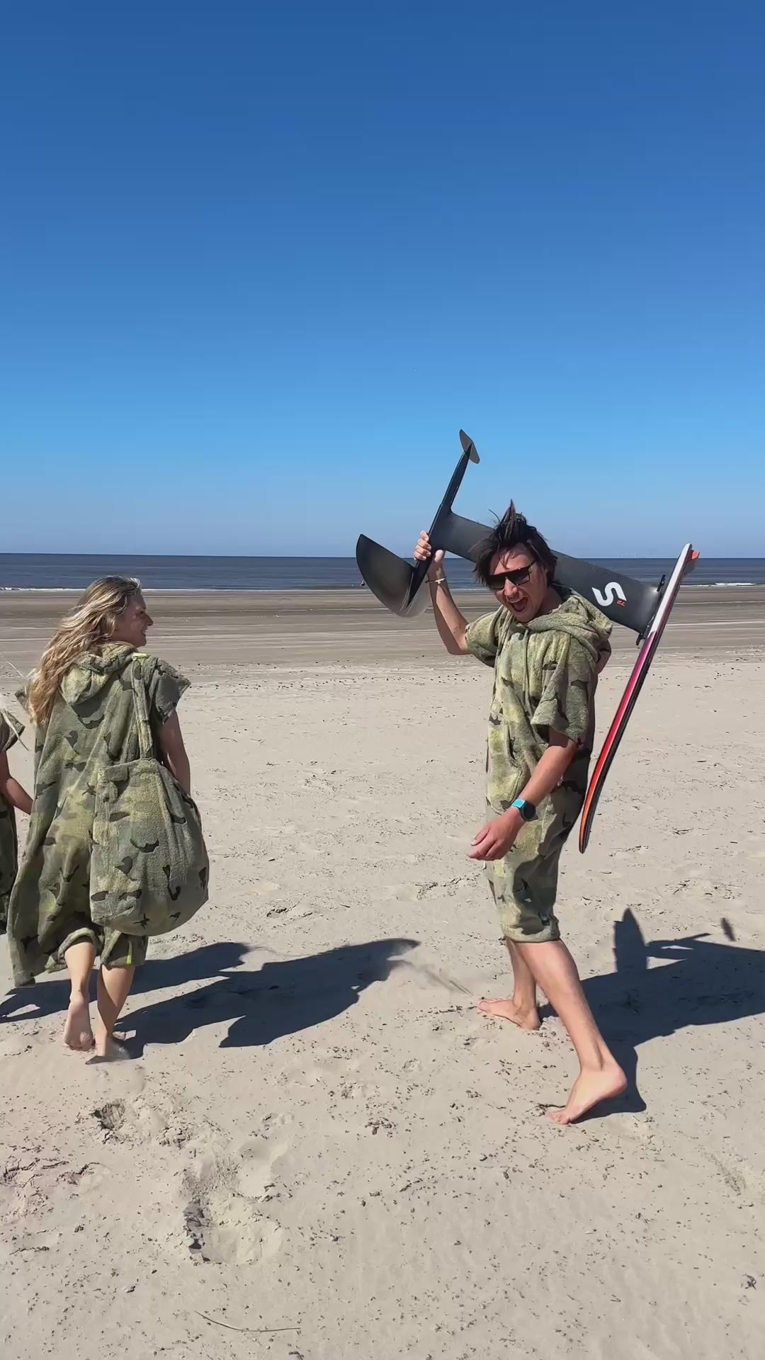 Badstof strandhanddoek Camo