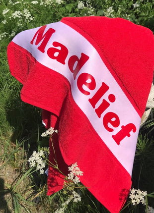 Rood badlaken Subli