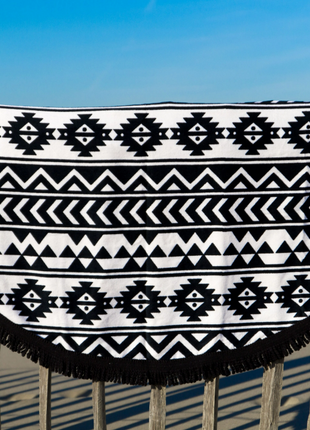 Ronde handdoek Aztec