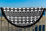 Ronde handdoek Aztec