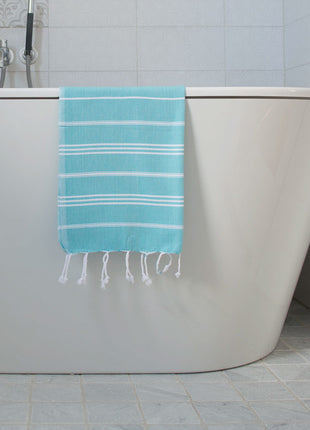 S hamamdoek Ottomania fel turquoise