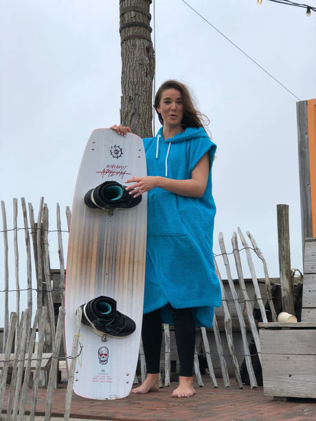 S&LT surfponcho turquoise