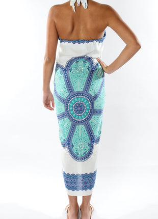sarong white turquoise blue 100x170 1