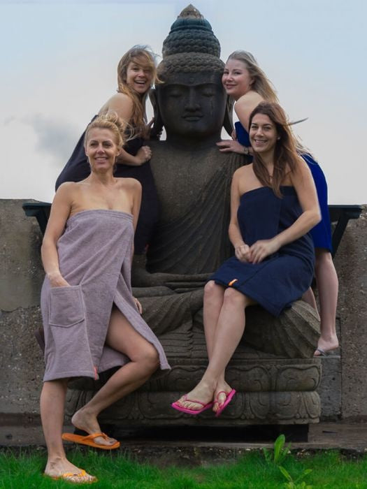 Saunahanddoek dames