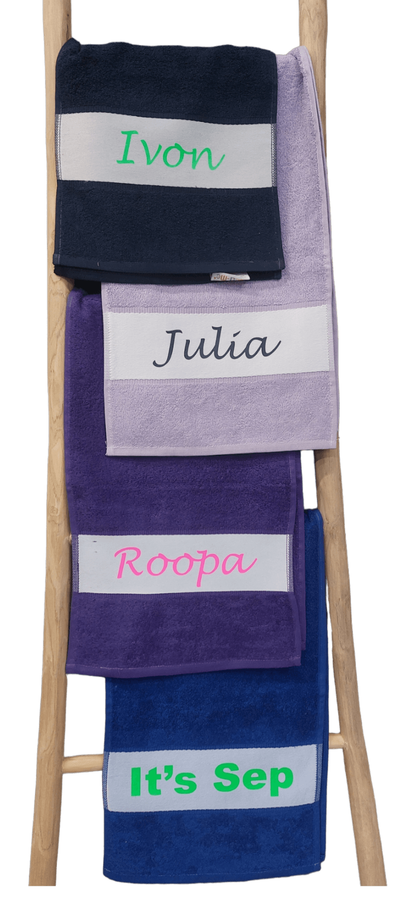 Sporthanddoek subli 4 lila, paars, kobalt en navy