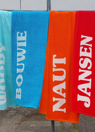 Strandlaken met print