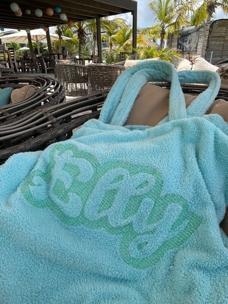 Strandtas mint met naam