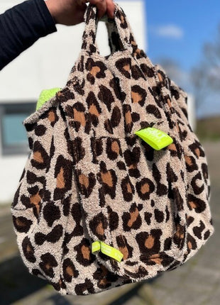 strandtas Ufo met panterprint