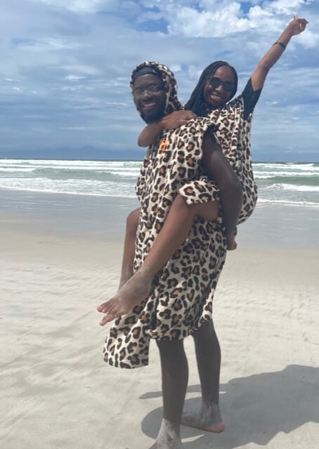 Surfponcho panterprint
