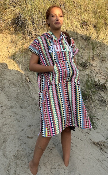 Surfponcho Pom met naam