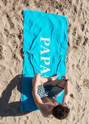 velours strandlaken_met_print_turquoise